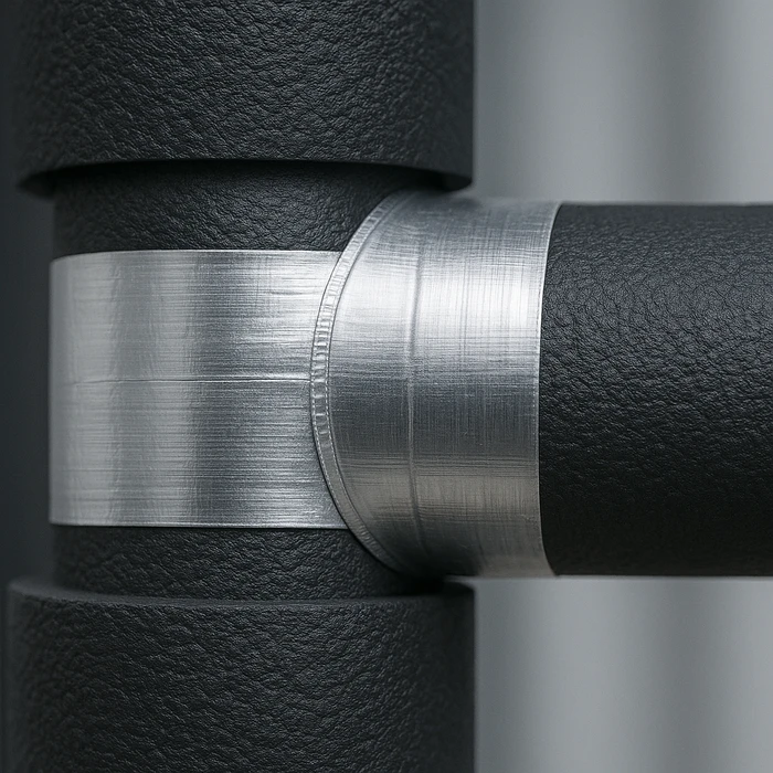 Support de tuyauterie avec isolation haute densité assurant la continuité thermique